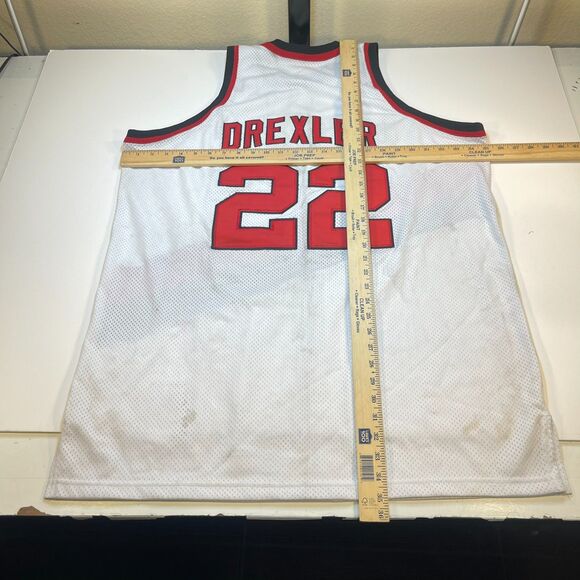 PORTLAND TRAILBLAZERS Clyde Drexler NBA Basketball Throwback Jersey Sz 52 - Picture 5 of 6